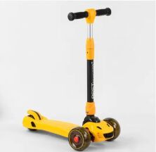 Складаний самокат дитячий триколісний Best Scooter CR-62111 MAXI жовтий