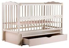 Ліжко Babyroom Веселка маятник, ящик, відкидний пліч DVMYO-3 бук слонова кістка