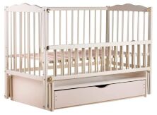 Ліжко Babyroom Веселка маятник, ящик, відкидний пліч DVMYO-3 бук слонова кістка