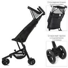 Дитяча прогулянкова коляска El Camino ME 1033 QWERTY Black чорний**