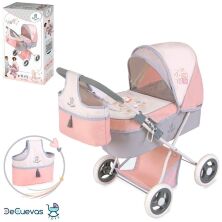 Дитячий візочок для ляльок DeCuevas 85086 з сумкою висота 65 см