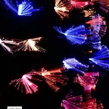 Новорічна ялинка сосна штучна розбірні висота 90 см C 29325 з Led підсвічуванням 80 гілок зелена