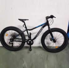 Велосипед спортивный внедорожник Фэт Байк Crosser Fat Bike Alloy 26 / колеса 26д / рама алюминий / цвет черный