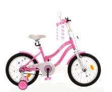 Велосипед дитячий двоколісний PROFI Star XD1891 колеса 18 дюймів світло дзвінок рожевий