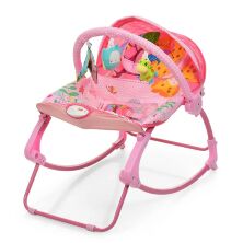 Дитячий шезлонг-качалка Bambi PK-306-8 рожевий ***