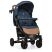 Коляска прогулочная El Camino ME 1011L ZETA Denim Blue синій**