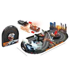 Іграшковий гоночний автотрек JJ.110-2 з двома машинами на радіоуправлінні від мережі світиться