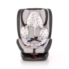 Дитяче автокрісло Lorelli (Bertoni) NEBULA Isofix 0-36 kg Grey Crowns сіре