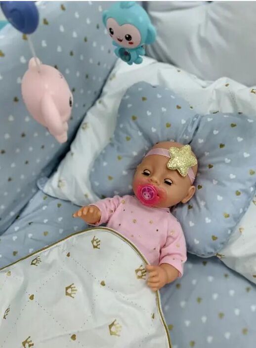 Пупсик реборн лялька для дівчинки, Малятко BL010B-S-UA горщик підгузник соска пляшечка