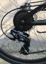 Велосипед спортивний складаний двох-підвісний гірський Crosser Dream 26 / колеса 26д / колір чорно-синій