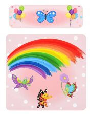 Дитячий стіл зі стільчиком Bambi BSM2K-47ua Слоник, веселка**