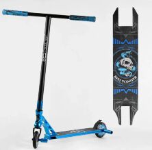Трюковий двоколісний самокат Best Scooter 98901 HIC-система ПЕГИ Алюминиев. диск і дека / Анодований.фарбування