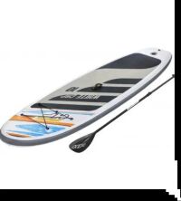 SUP-борд Надувна дошка для плавання/серфінг з веслом Bestway 65342 White Cap Set 305x84x12 см