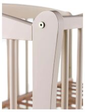 Ліжко Babyroom Еліт маятник, ящик, відкидний пліч DEMYO-5 бук слонова кістка