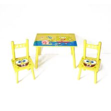Столик Tilly W02-5361 з двома стільчиками Sponge Bob