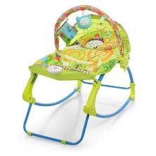 Дитячий шезлонг-качалка Bambi PK-306-5 зелене ***