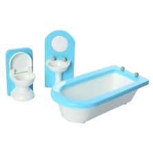 Дерев'яний будиночок для ляльок Bambi MD 2009 три поверхи і меблі**