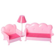 Дерев'яний будиночок для ляльок Bambi MD 2009 три поверхи і меблі**