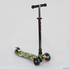 Самокат дитячий триколісний А 25468/779-1323 MAXI Best Scooter пластмасовий підсвічування коліс