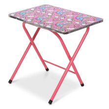 Дитячий столик зі стільчиком Bambi A19-UNI Єдиноріг рожевий складаний**