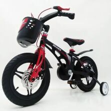 Дитячий двоколісний велосипед MARS-14 колеса 14 дюймів магнезиевая рама чорний