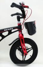 Дитячий двоколісний велосипед MARS-14 колеса 14 дюймів магнезиевая рама чорний