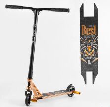 Трюковий двоколісний самокат Best Scooter 55084 HIC-система ПЕГИ Алюминиев. диск і дека / Анодований.фарбування