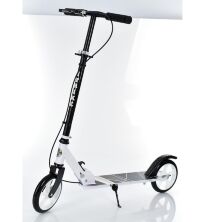 Двоколісний самокат дитячий складаний iTrike SR2-008-W з ручним гальмом і підніжкою / білий**