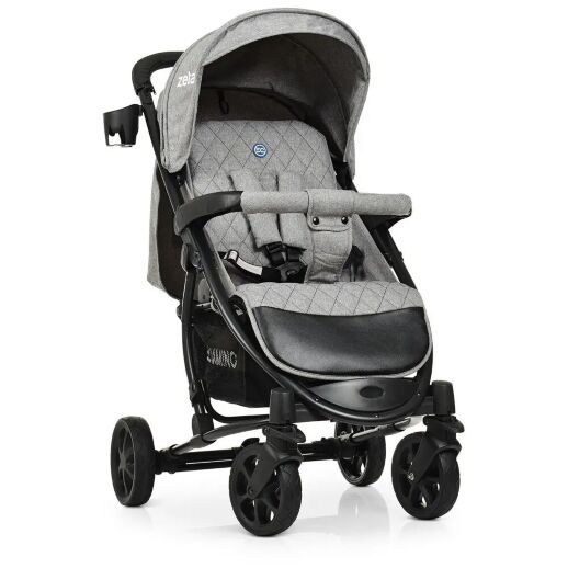 Коляска прогулочная El Camino ME 1011L ZETA Denim Silver сріблястий**