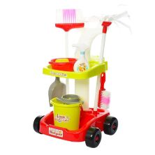 Дитячий ігровий набір для прибирання 667-33-35 візок відро щітки совок**