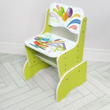 Дитяча регульована парта зі стільчиком растишка Bambi B 2071-105-3 Таблиця множення лайм**