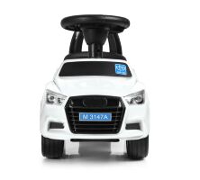 Дитяча каталка-толокар Аудіо M 3147A-1 білий**