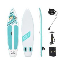 SUP-борд Надувна дошка для плавання/серфінг з веслом Bestway 65347 Aqua Glider 320х79х12 см