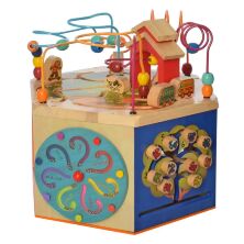 Дерев'яна іграшка Ігровий центр розвитку MD 2602 Бізіборд на акумуляторі з Bluetooth