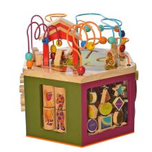 Дерев'яна іграшка Ігровий центр розвитку MD 2602 Бізіборд на акумуляторі з Bluetooth