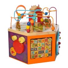 Дерев'яна іграшка Ігровий центр розвитку MD 2602 Бізіборд на акумуляторі з Bluetooth