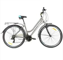 Міський велосипед 28 дюймів 18 рама Crosser City 28″ сірий / Shimano