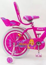 Велосипед для дівчинки "BARBIE-20" Барбі з Багажником для ляльок, рожевий***