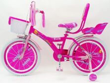 Велосипед для дівчинки "BARBIE-20" Барбі з Багажником для ляльок, рожевий***
