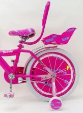 Велосипед для дівчинки "BARBIE-20" Барбі з Багажником для ляльок, рожевий***