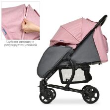 Коляска прогулочная El Camino ME 1011L ZETA Pale Pink рожевий**