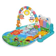 Розвиваючий Килимок для немовляти 2в1 668-31 КАТАЛКА-Ходунки / з підвісками / Для дівчинки та хлопчика / 2 види