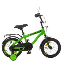 Велосипед дитячий двоколісний PROFI Space SY14152 колеса 14 дюймів зелене **