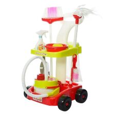 Дитячий ігровий набір для прибирання 667-34-36 візок відро щітки совок**