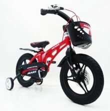 Дитячий двоколісний велосипед MARS-14 колеса 14 дюймів магнезиевая рама червоний