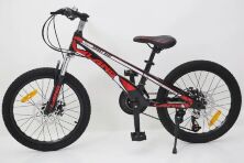 Спортивний підлітковий магнієвий велосипед HAMMER VA210 колеса 22 дюйма / 6 швидкостей / чорно-синій