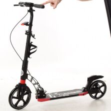 Самокат дитячий двоколісний складаний iTrike SR2-010-2-R алюмінієвий з підніжкою червоний