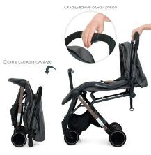 Прогулянкова коляска El Camino MIMI ME 1036 Lagoon сіро-блакитний