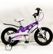 Велосипед дитячий двоколісний MARS-16 Lilok дискові гальма колеса 16 дюймів фіолетовий