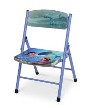 Дитячий столик зі стільчиком Bambi A19-dolphin синій складаний**